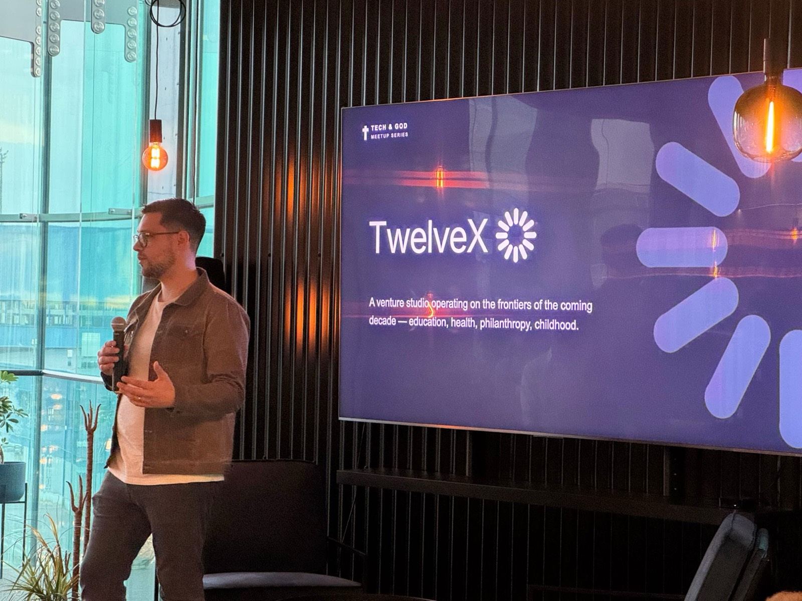 TwelveX introduction at a Tech & God meetup